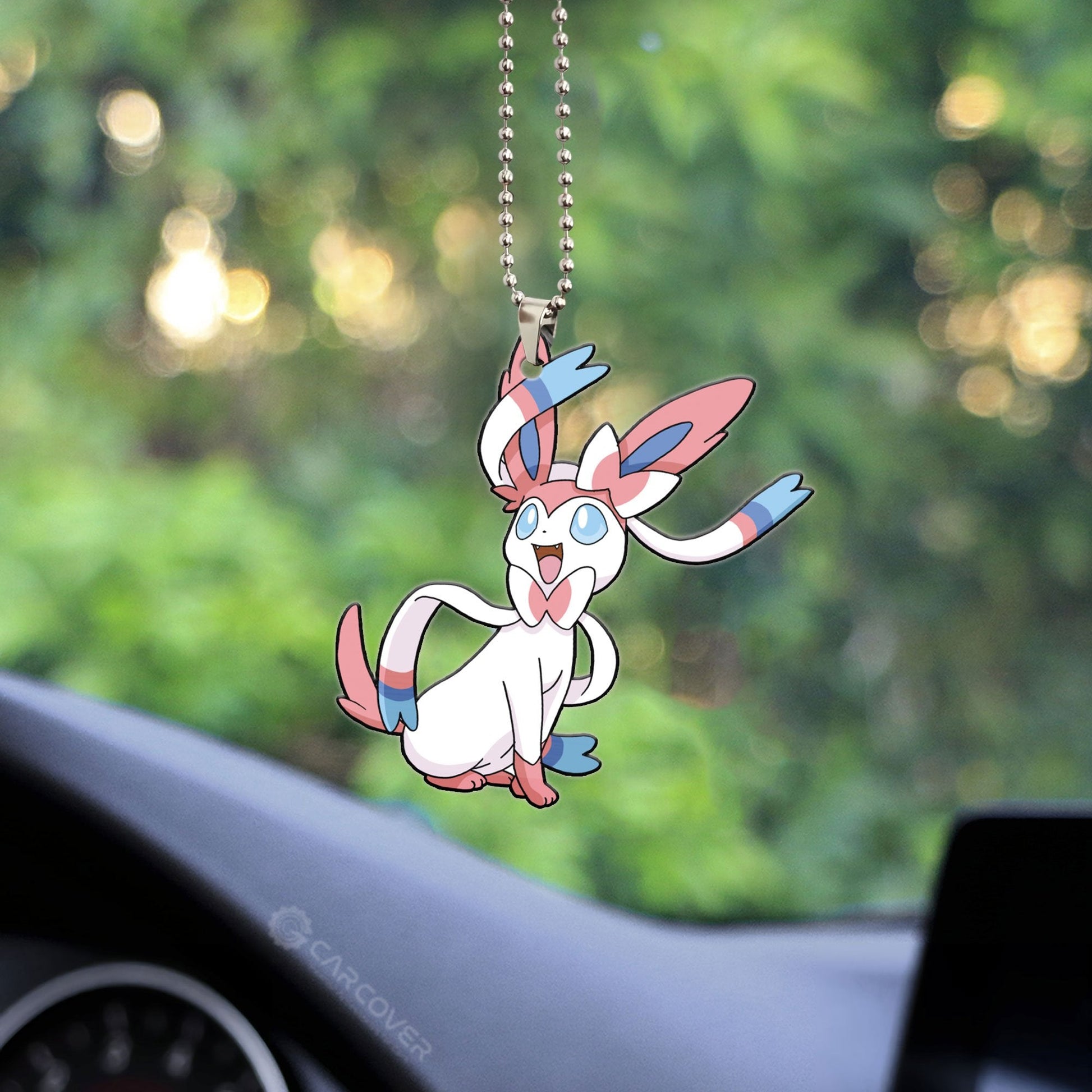 Sylveon Ornament Custom Anime Car Interior Accessories - Gearcarcover - 2