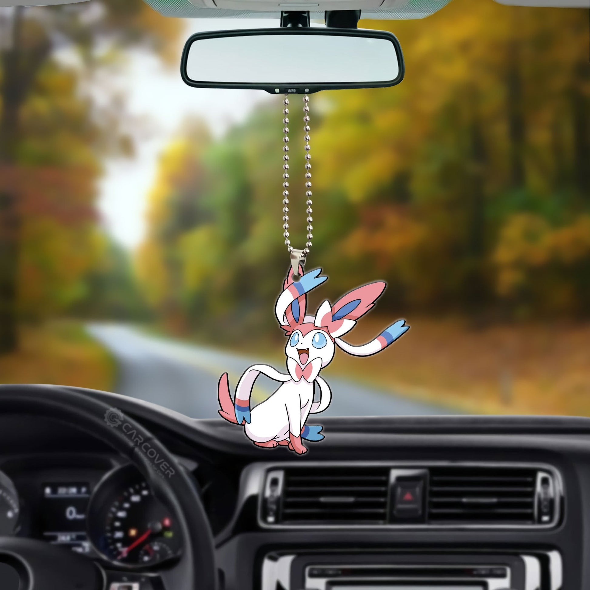 Sylveon Ornament Custom Anime Car Interior Accessories - Gearcarcover - 3