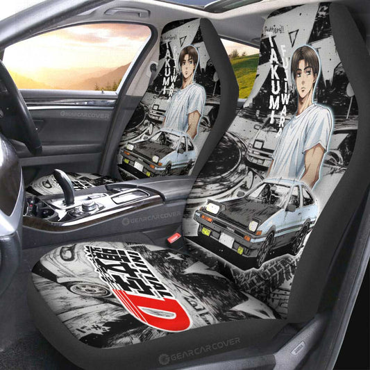 Takumi Fujiwara Car Seat Covers Custom Car Accessories - Gearcarcover - 2