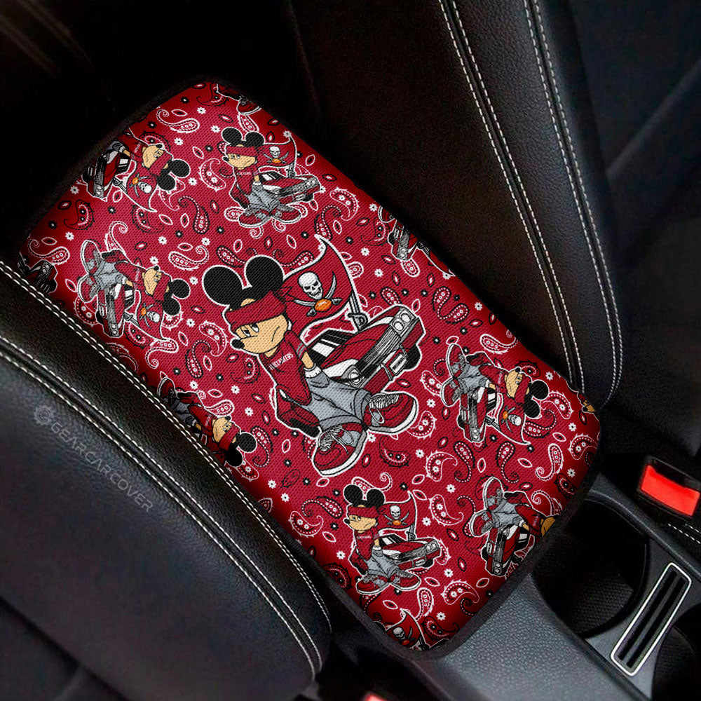 Tampa Bay Buccaneers Car Center Console Cover Cartoon Theme Collection - Gearcarcover - 1