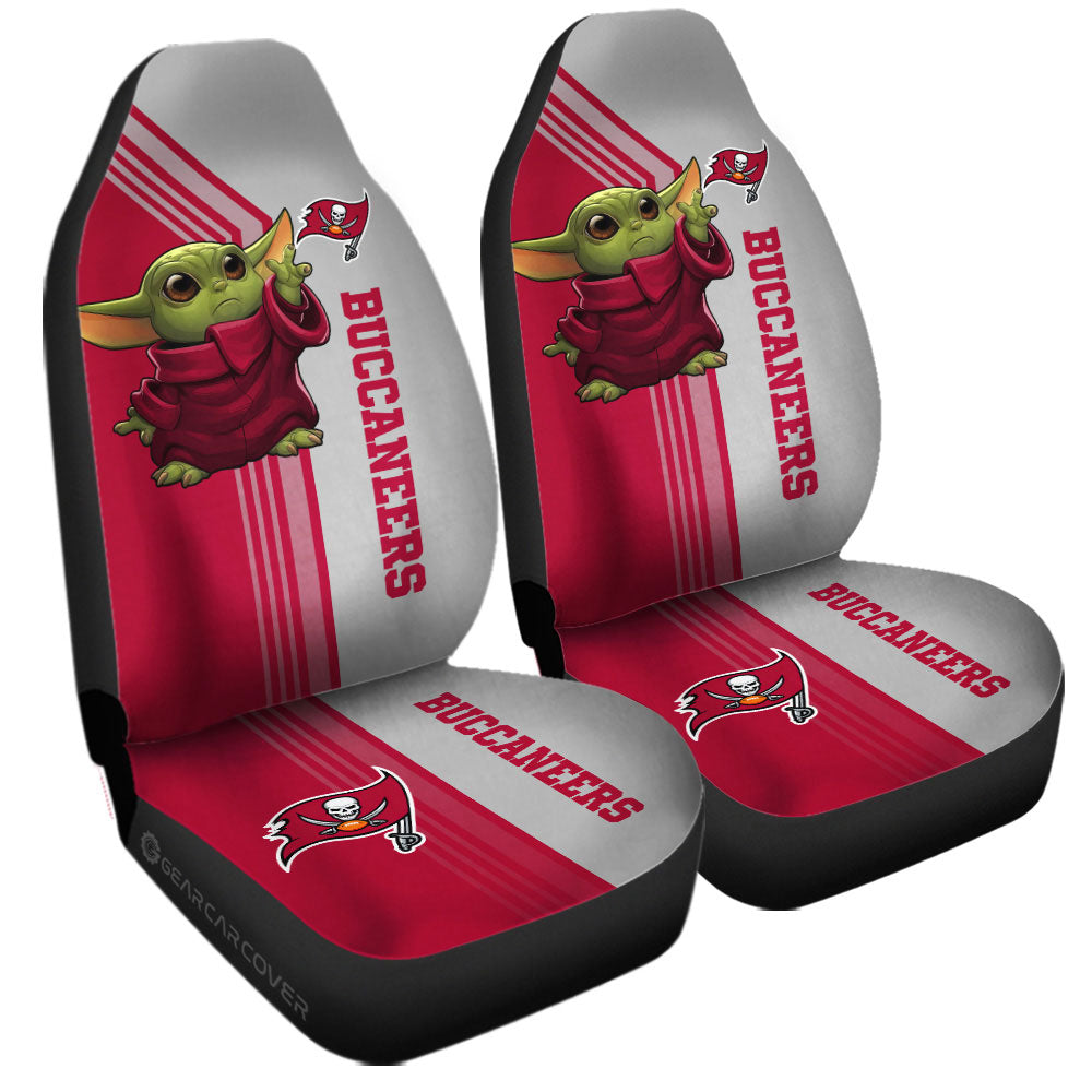 Tampa Bay Buccaneers Car Seat Covers Baby Yoda Car Accessories - Gearcarcover - 3