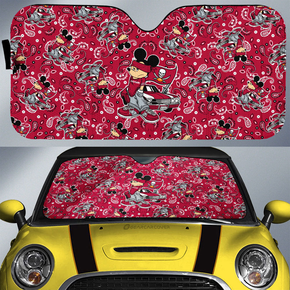 Tampa Bay Buccaneers Car Sunshade Cartoon Theme Collection - Gearcarcover - 1
