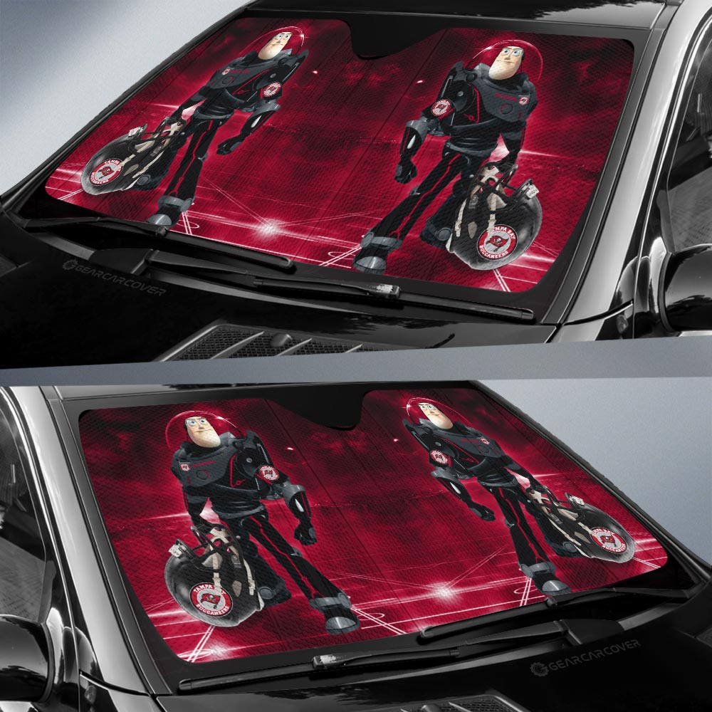 Tampa Bay Buccaneers Car Sunshade Custom Car Accessories For Fan - Gearcarcover - 2