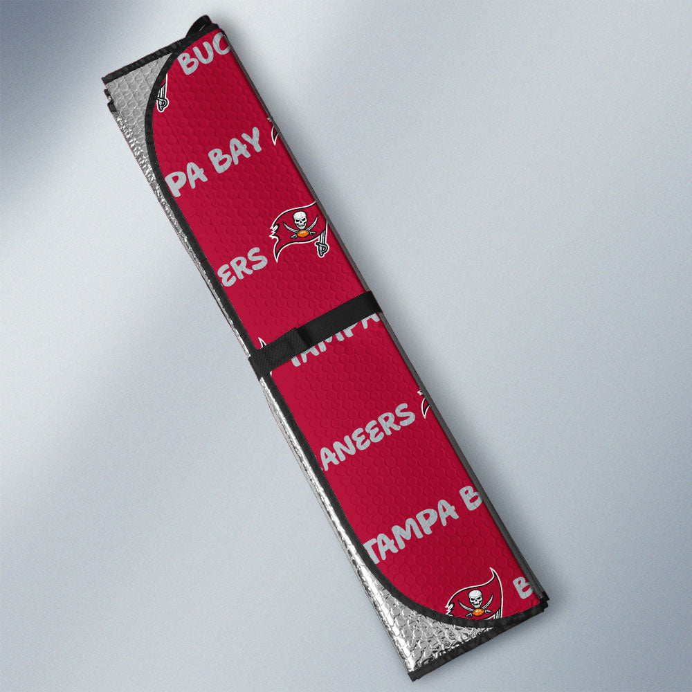 Tampa Bay Buccaneers Car Sunshade Sporty Team Collection - Gearcarcover - 3