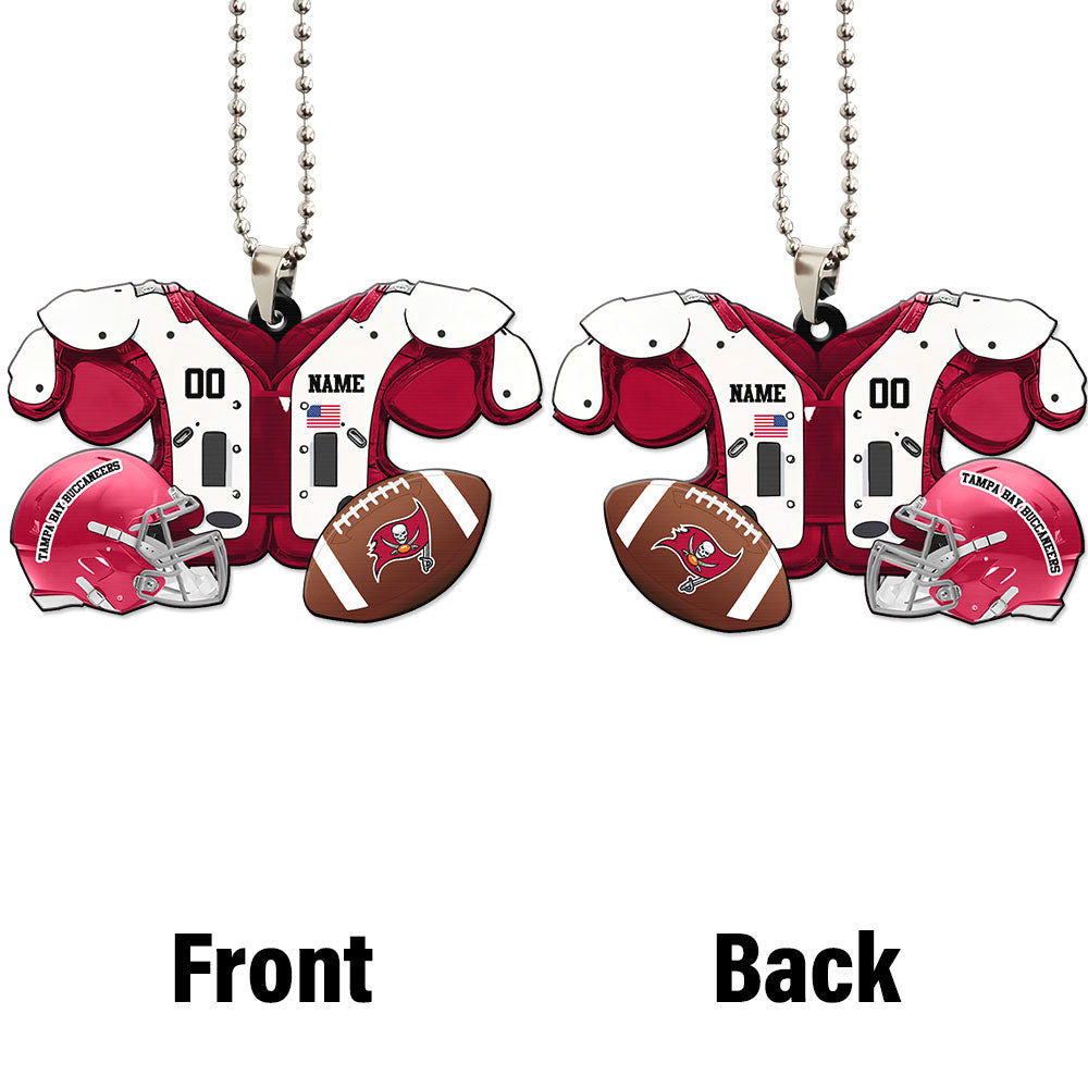 Tampa Bay Buccaneers Ornament Personalized Uniforms Collection - Gearcarcover - 4