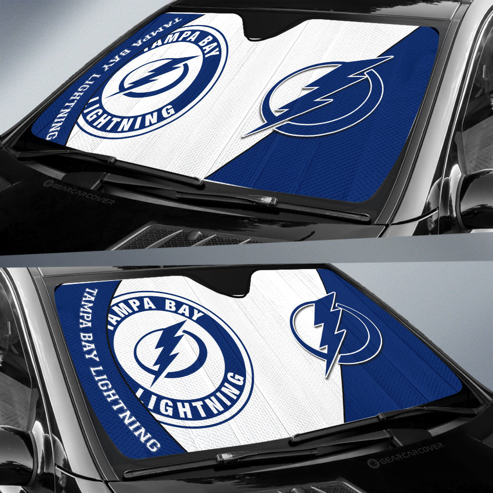 Tampa Bay Lightning Car Sunshade Custom Car Accessories For Fans - Gearcarcover - 2