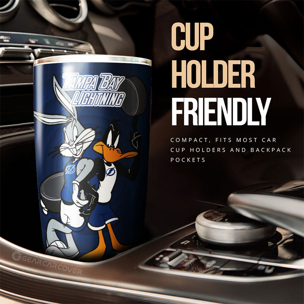 Tampa Bay Lightning Tumbler Cup Custom Car Accessories - Gearcarcover - 3
