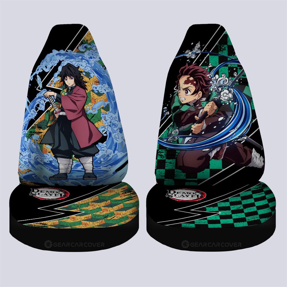 Tanjiro And Giyuu Car Seat Covers Custom Car Accessories - Gearcarcover - 4