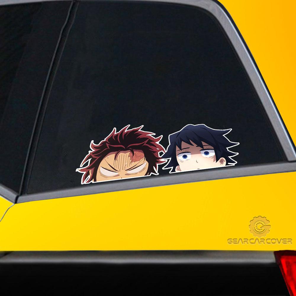 Tanjiro And Giyuu Car Sticker Custom Car Accessories - Gearcarcover - 2