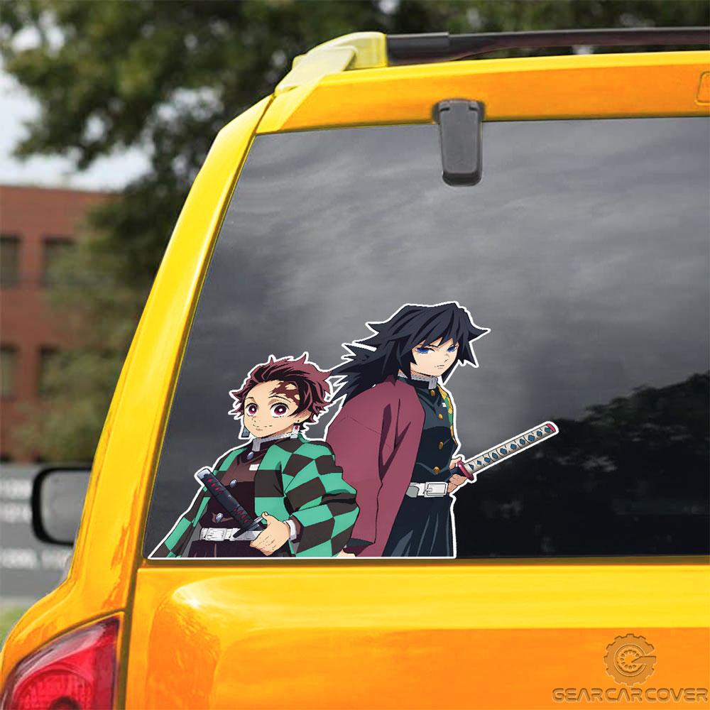 Tanjiro And Giyuu Car Sticker Custom Car Accessories - Gearcarcover - 3