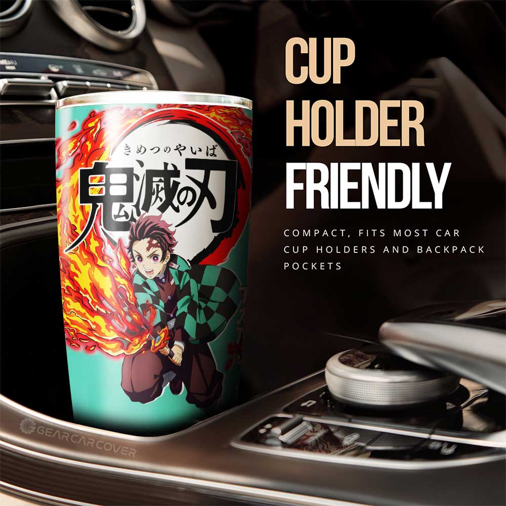 Tanjiro Kamado Tumbler Cup Custom Car Accessories - Gearcarcover - 3