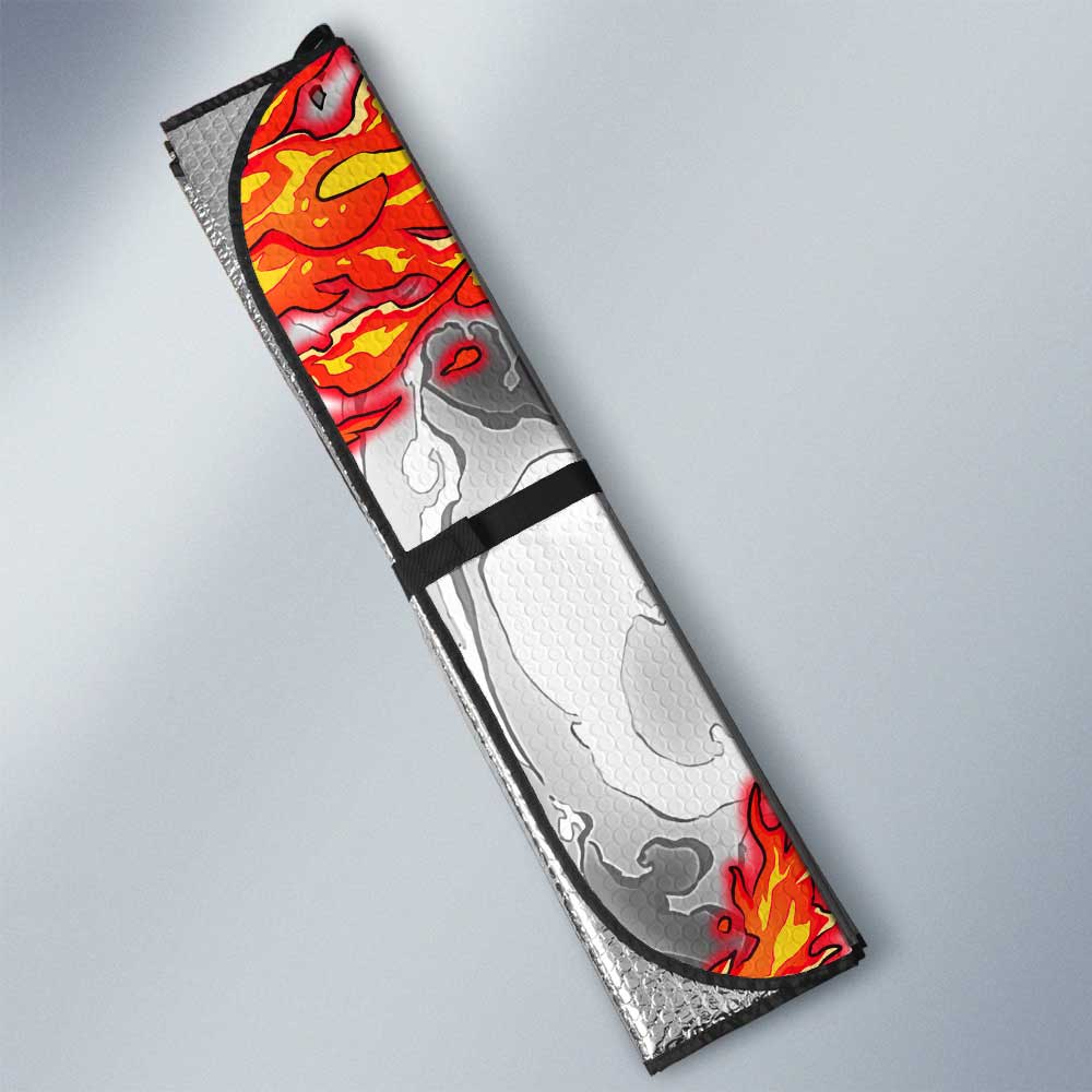 Tanjirou Kamado Car Sunshade Custom Demon Slayer Anime Car Accessories - Gearcarcover - 3