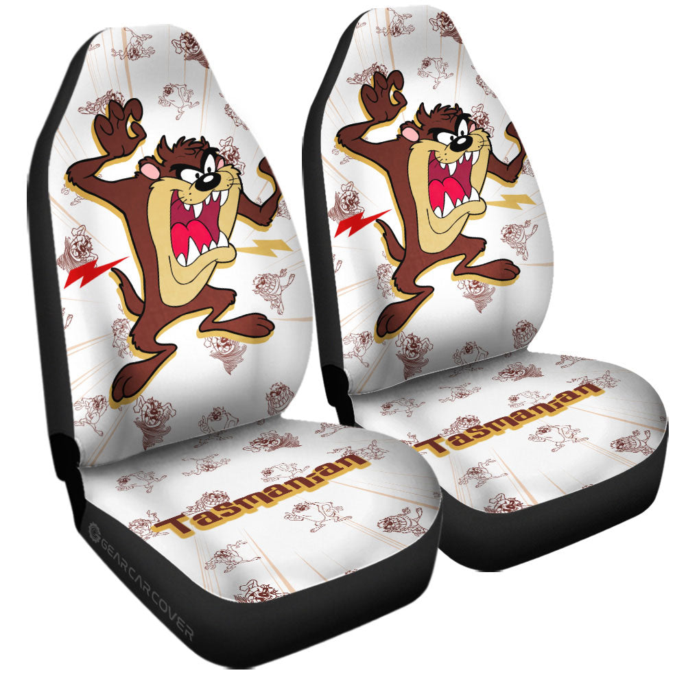 Tasmanian Car Seat Covers Custom Cartoon Car Accessories - Gearcarcover - 3