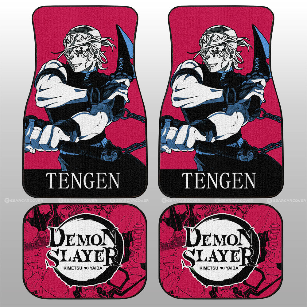 Tengen Uzui Car Floor Mats Custom Demon Slayer Anime Car Accessories - Gearcarcover - 3