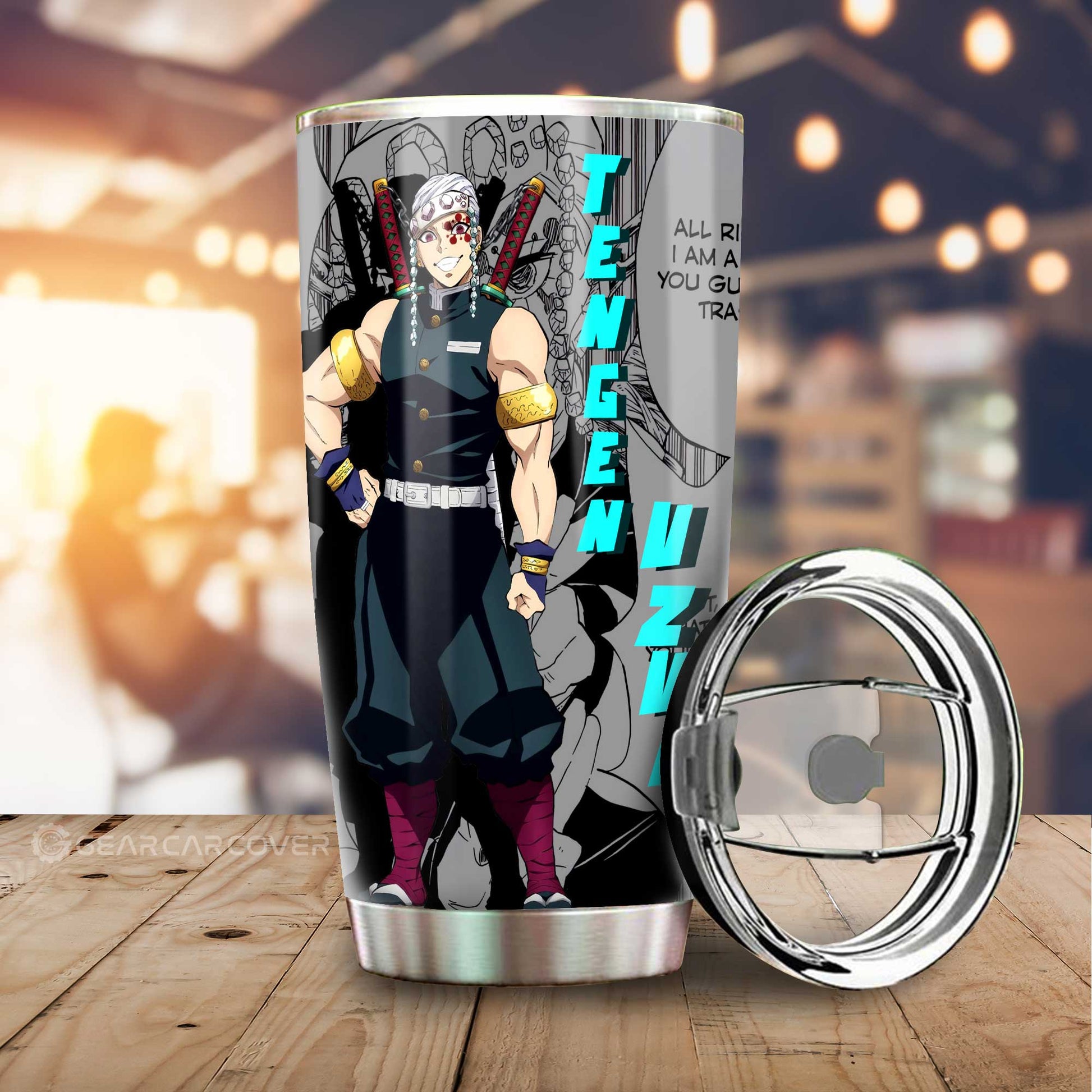 Tengen Uzui Tumbler Cup Custom Mix Mangas - Gearcarcover - 2