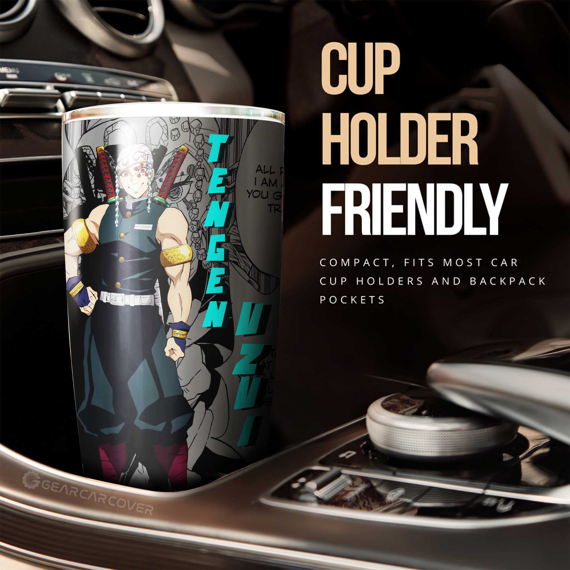 Tengen Uzui Tumbler Cup Custom Mix Mangas - Gearcarcover - 3