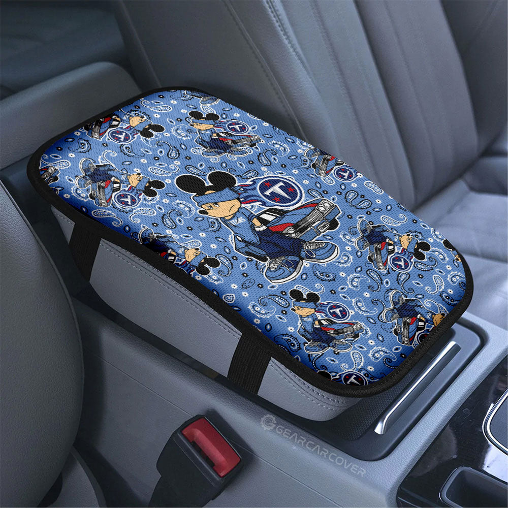 Tennessee Titans Car Center Console Cover Cartoon Theme Collection - Gearcarcover - 3