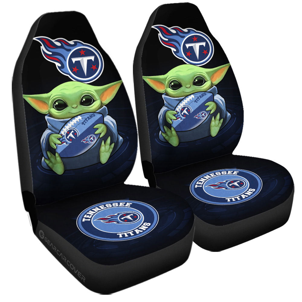 Tennessee Titans Car Seat Covers Baby Yoda Car Accessories For Fan - Gearcarcover - 3