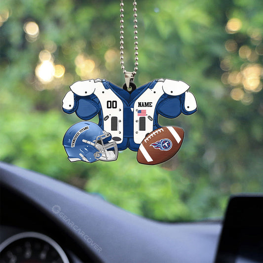 Tennessee Titans Ornament Personalized Uniforms Collection - Gearcarcover - 2