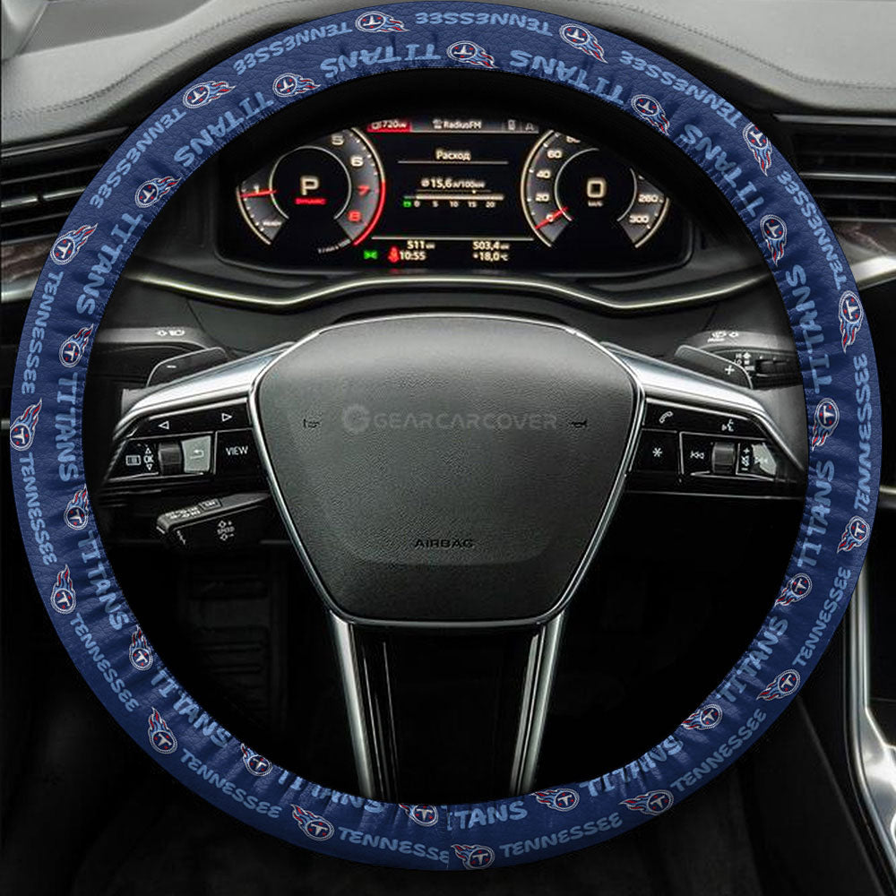 Tennessee Titans Steering Wheel Cover Sporty Team Collection - Gearcarcover - 3