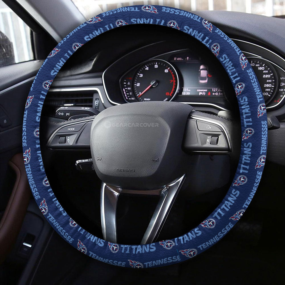 Tennessee Titans Steering Wheel Cover Sporty Team Collection - Gearcarcover - 4