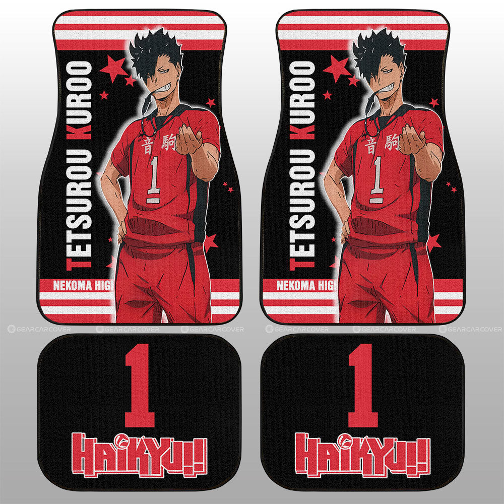 Tetsurou Kuroo Car Floor Mats Custom Car Accessories - Gearcarcover - 4