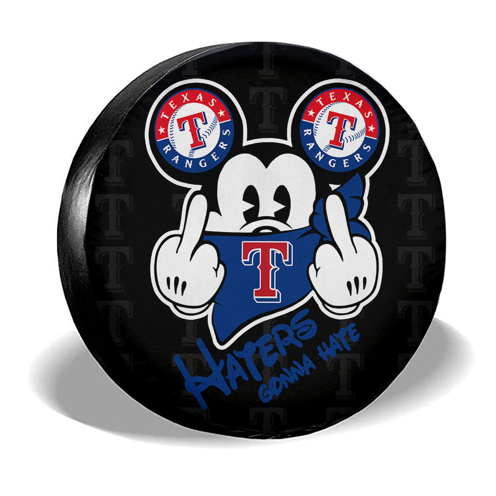 Texas Rangers Spare Tire Covers Custom Car Accessories - Gearcarcover - 3