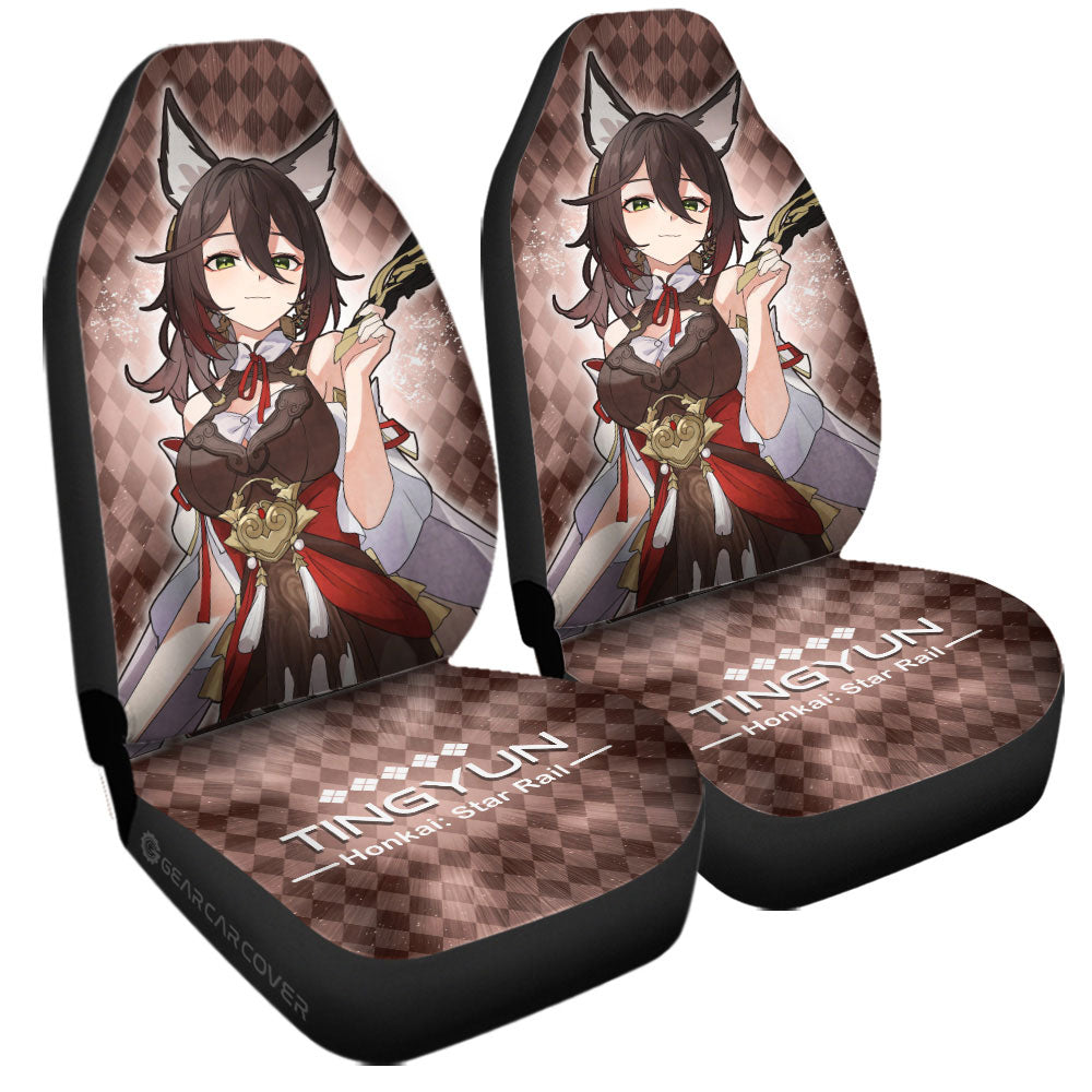 Tingyun Car Seat Covers Custom Honkai Star Rail Car Accessories - Gearcarcover - 3
