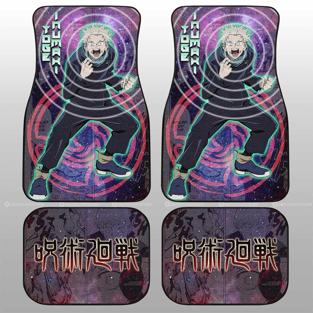 Toge Inumaki Car Floor Mats Custom Galaxy Manga Style - Gearcarcover - 2