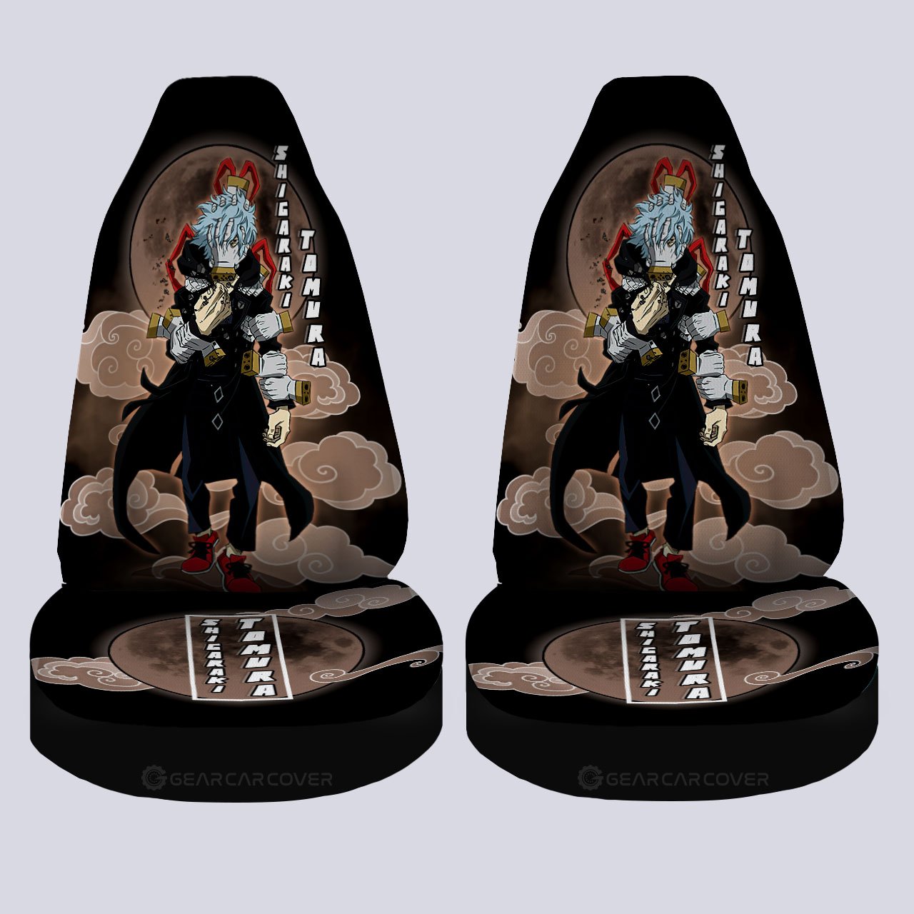 Tomura Shigaraki Car Seat Covers Custom Car Interior Accessories - Gearcarcover - 4