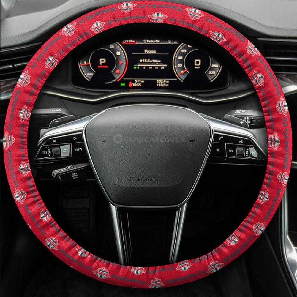 Toronto FC Steering Wheel Cover Sporty Team Collection - Gearcarcover - 3