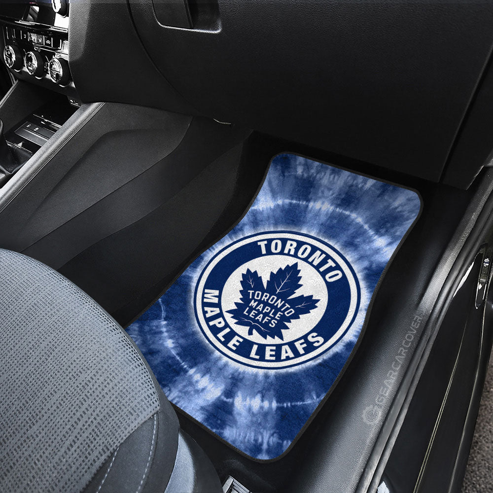 Toronto Maple Leafs Car Floor Mats Custom Tie Dye Car Accessories - Gearcarcover - 3