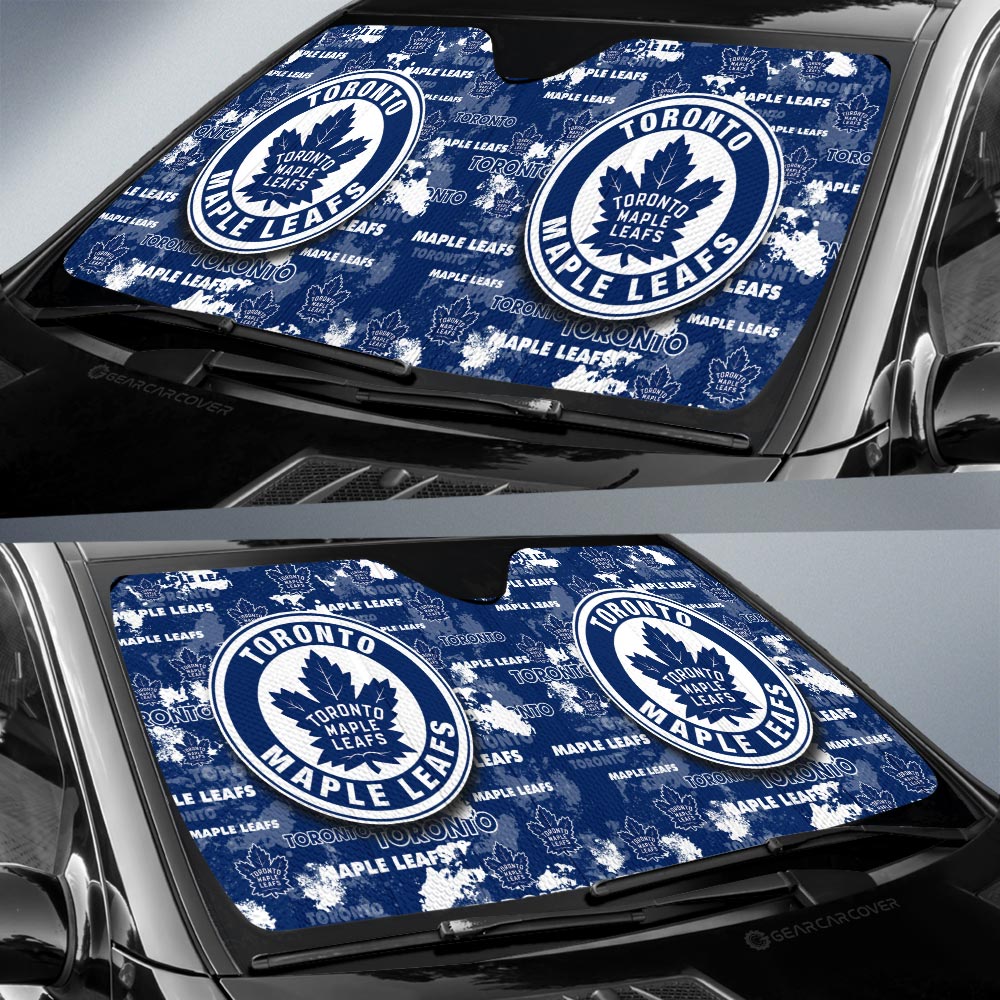 Toronto Maple Leafs Car Sunshade Custom Car Accessories - Gearcarcover - 2