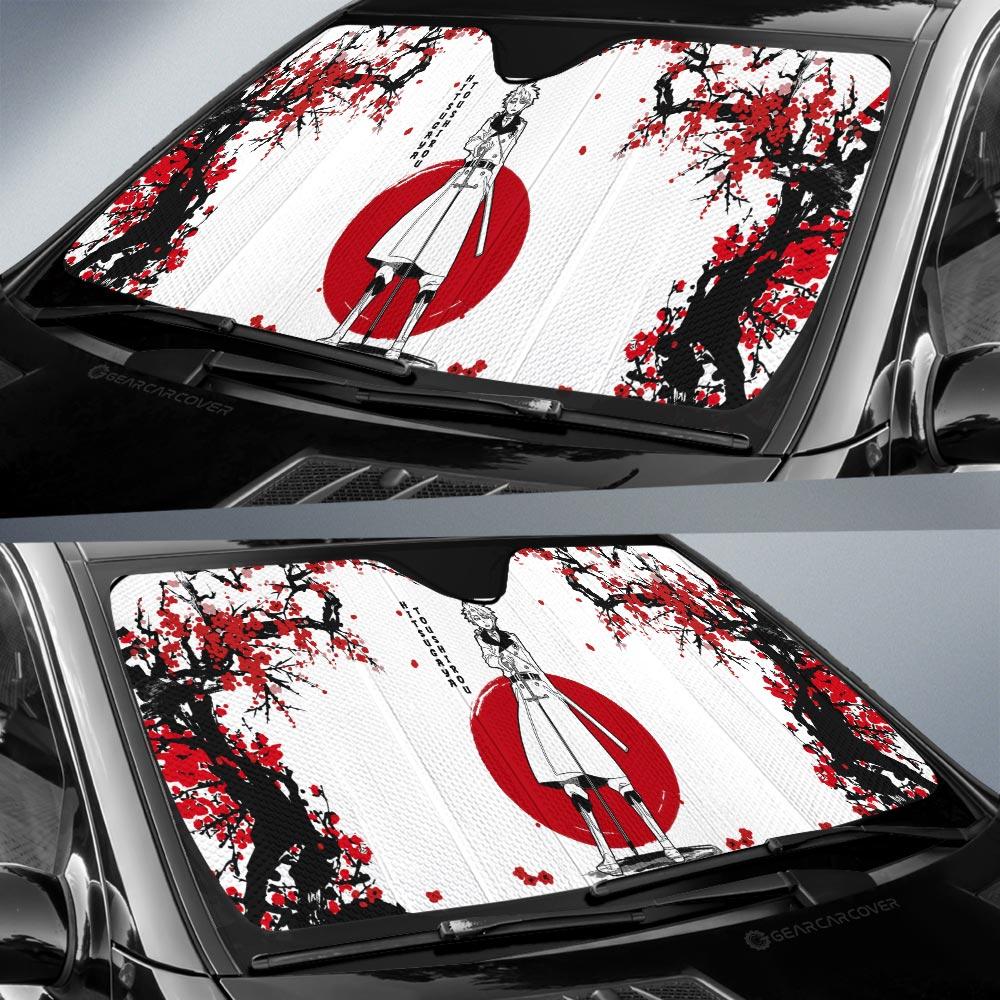 Toshiro Hitsugaya Car Sunshade Custom Janpan Style Bleach Car Accessories - Gearcarcover - 2