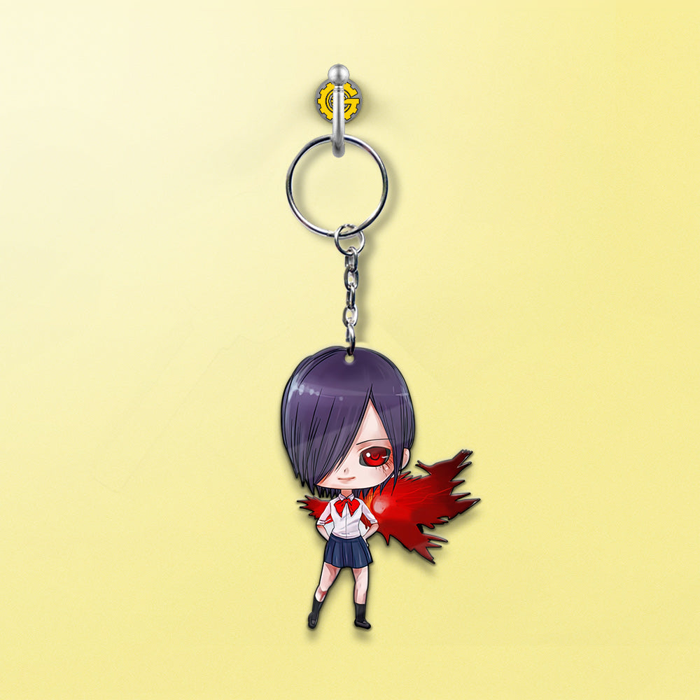 Touka Kirishima Keychain Custom Car Accessories - Gearcarcover - 2