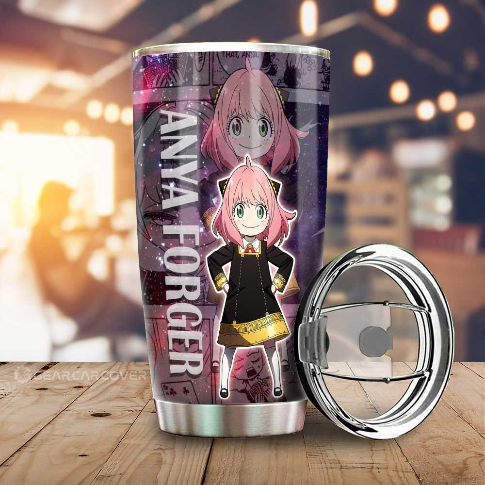 Tumbler Cup Custom Anya Forger Galaxy Style Car Accessories - Gearcarcover - 1