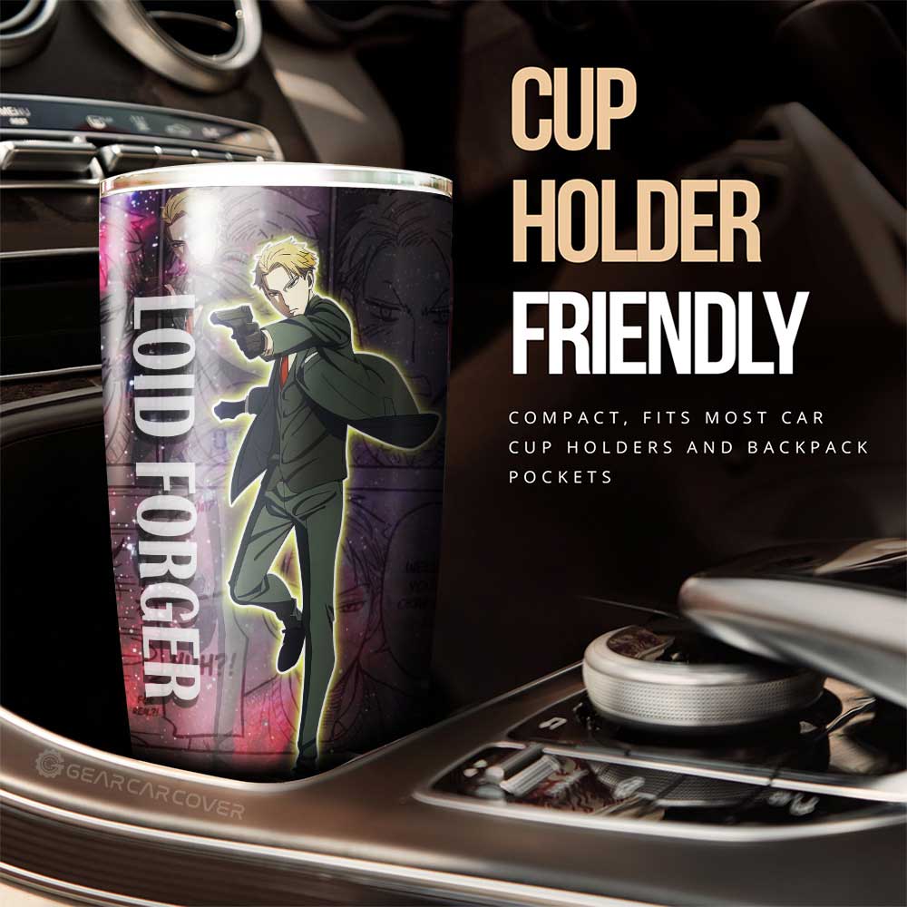 Tumbler Cup Custom Loid Forger Galaxy Style Car Accessories - Gearcarcover - 2