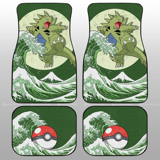 Tyranitar Car Floor Mats Custom Pokemon Car Accessories - Gearcarcover - 1