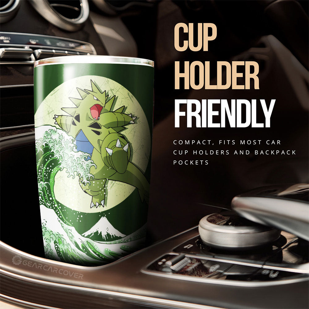 Tyranitar Tumbler Cup Custom Pokemon Car Accessories - Gearcarcover - 3