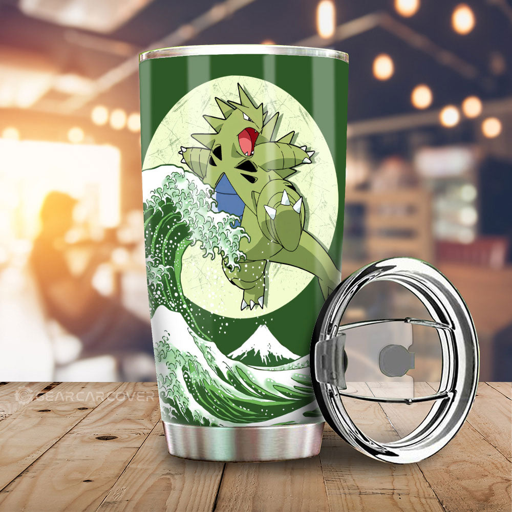 Tyranitar Tumbler Cup Custom Pokemon Car Accessories - Gearcarcover - 1