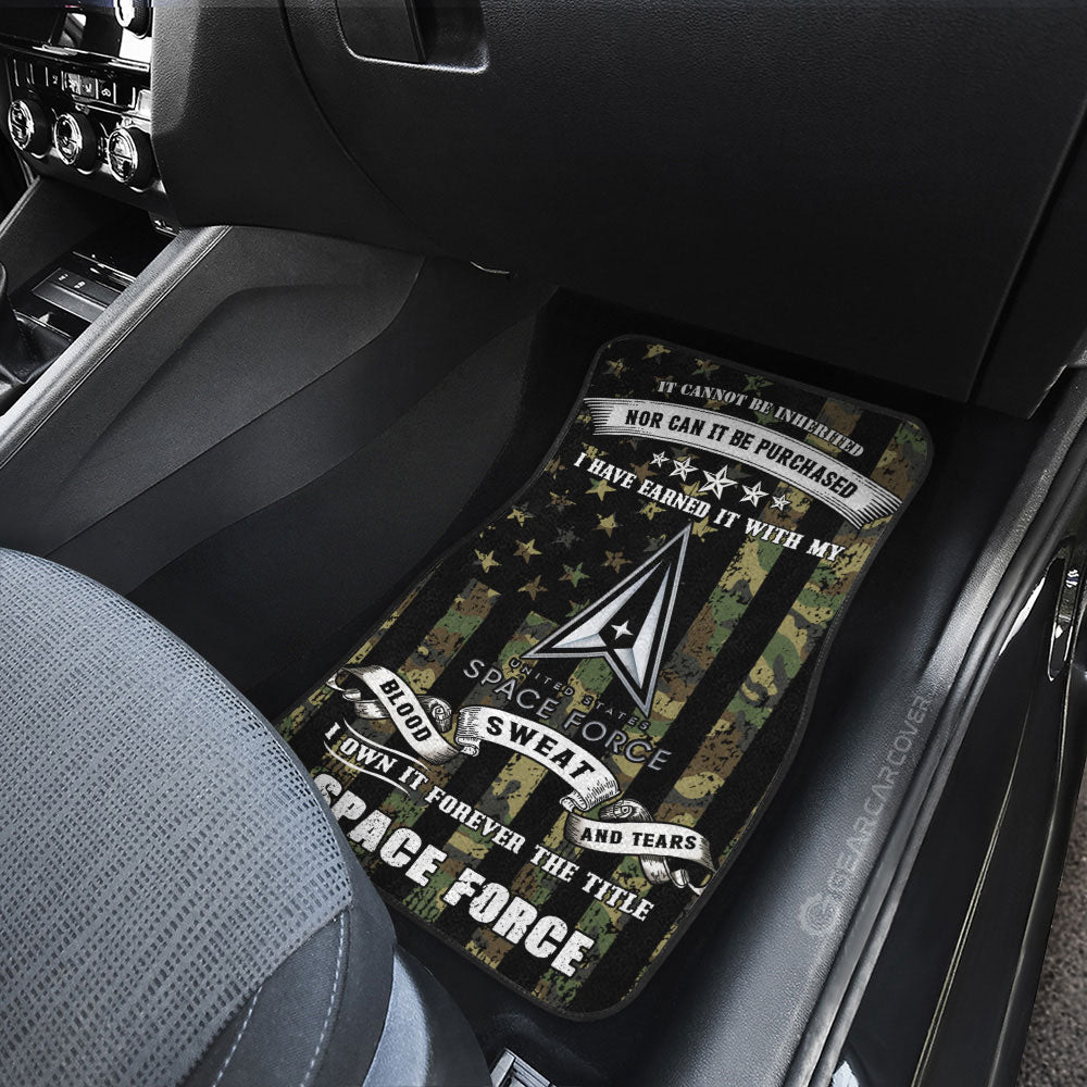 US Space Force Car Floor Mats Custom Car Accessories - Gearcarcover - 3