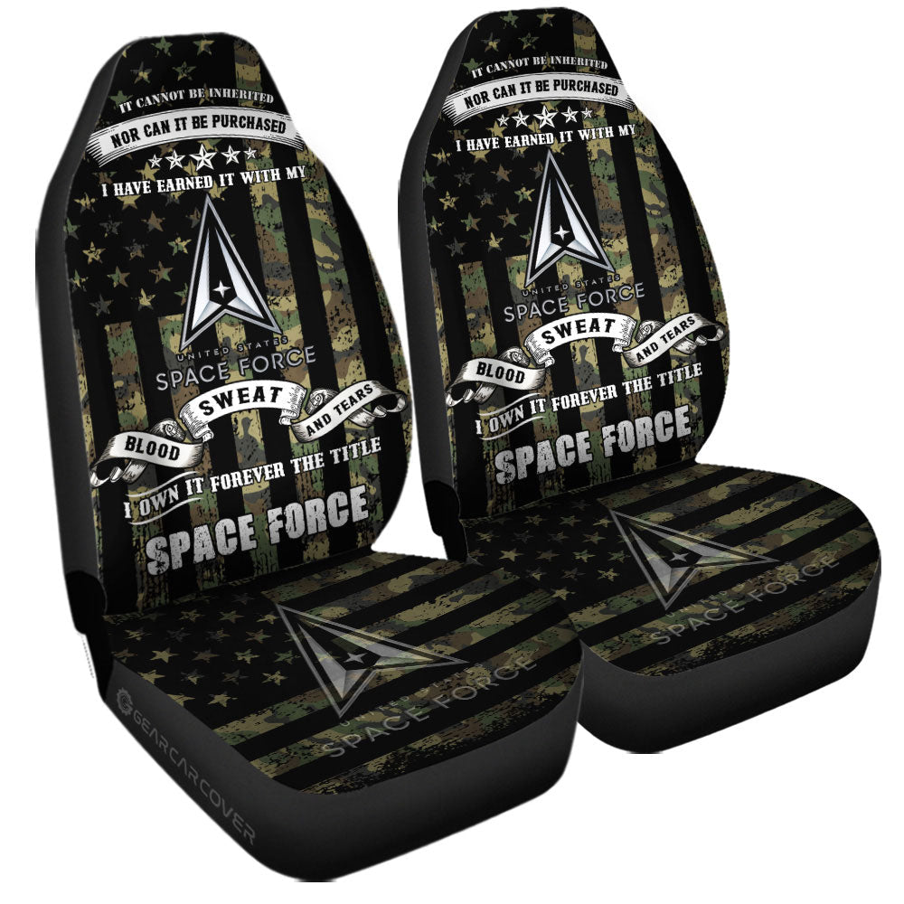 US Space Force Car Seat Covers Custom Car Accessories - Gearcarcover - 3