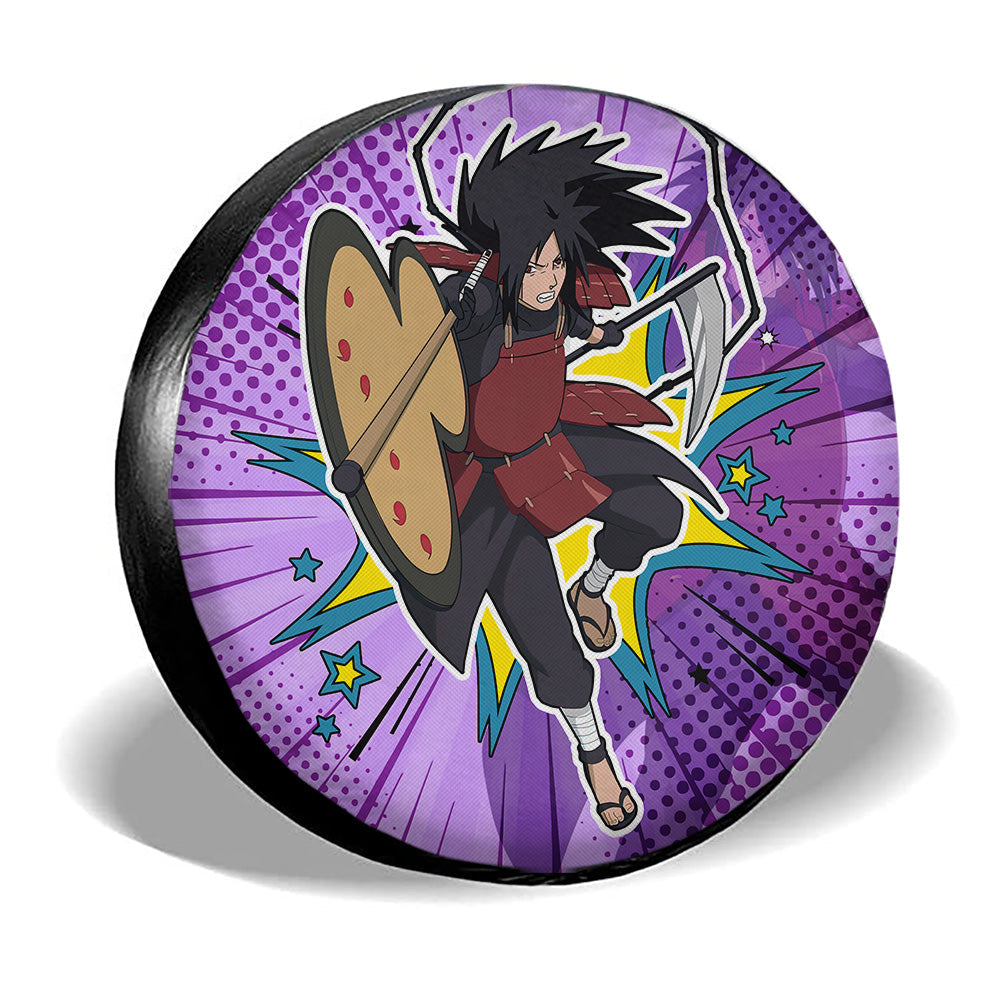 Uchiha Madara Spare Tire Covers Custom Anime Car Accessories - Gearcarcover - 3
