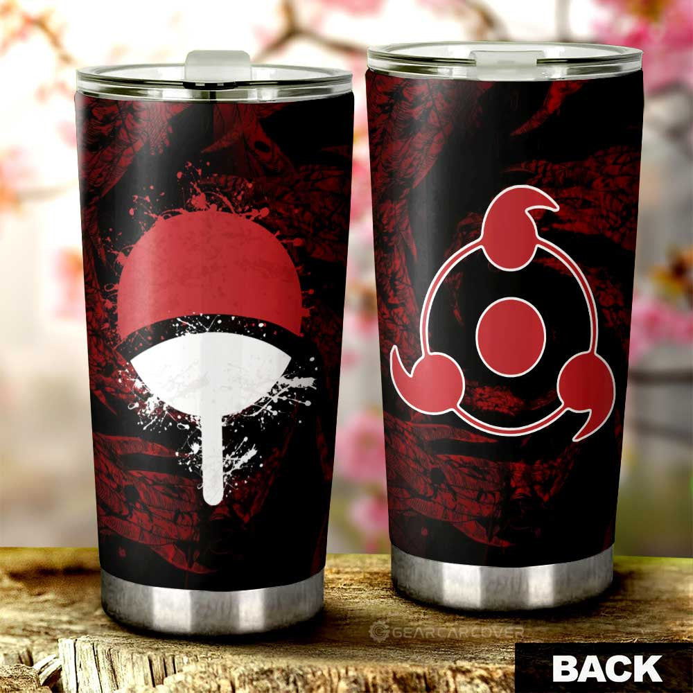 Uchiha Tumbler Cup Custom Anime Car Interior Accessories - Gearcarcover - 1