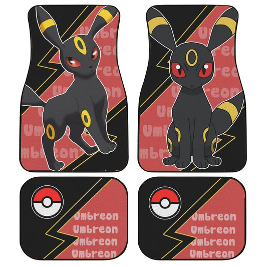 Umbreon Car Floor Mats Custom Anime Car Interior Accessories - Gearcarcover - 1