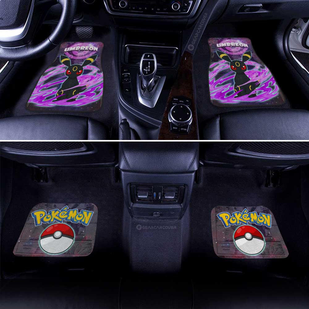 Umbreon Car Floor Mats Custom Anime Galaxy Manga Style - Gearcarcover - 3