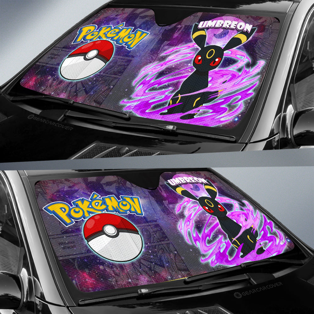 Umbreon Car Sunshade Custom Anime Galaxy Manga Style - Gearcarcover - 2