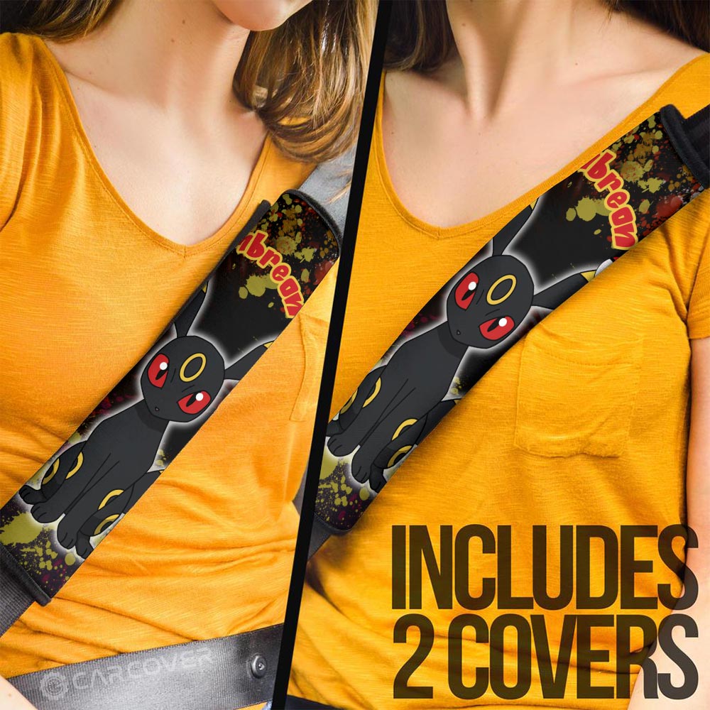 Umbreon Seat Belt Covers Custom Tie Dye Style Car Accessories - Gearcarcover - 3