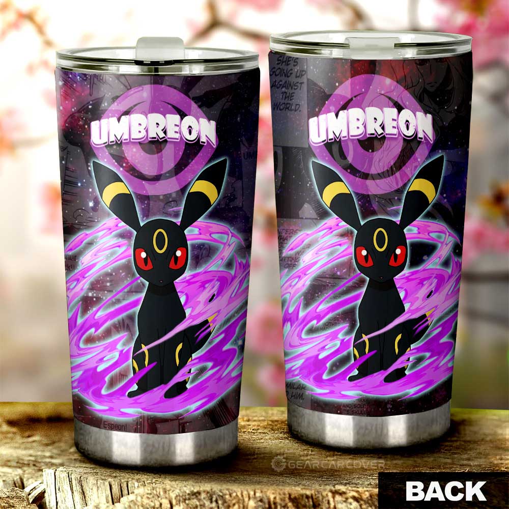 Umbreon Tumbler Cup Custom Anime Galaxy Manga Style - Gearcarcover - 3