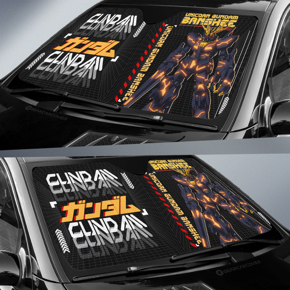 Unicorn Banshee Car Sunshade Custom Car Interior Accessories - Gearcarcover - 3